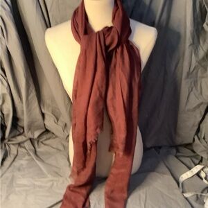 Elegant Burgundy Women's Scarf